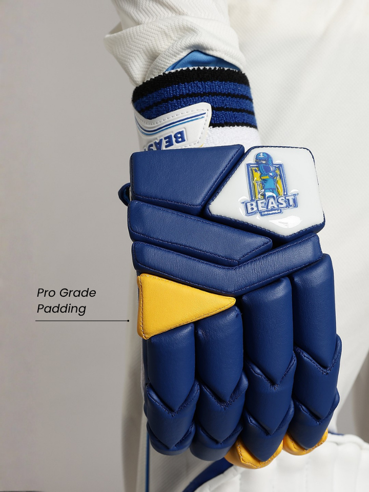 Batting Cut Players Gloves | Blue