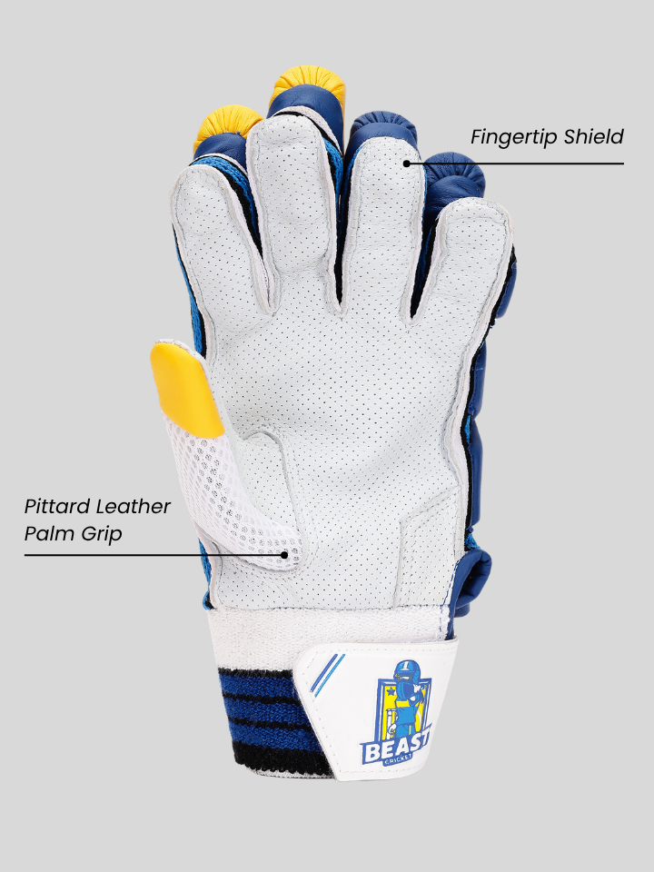 Batting Cut Players Gloves | Blue