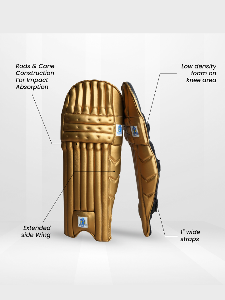 Lightweight Cricket Batting Pads | Golden