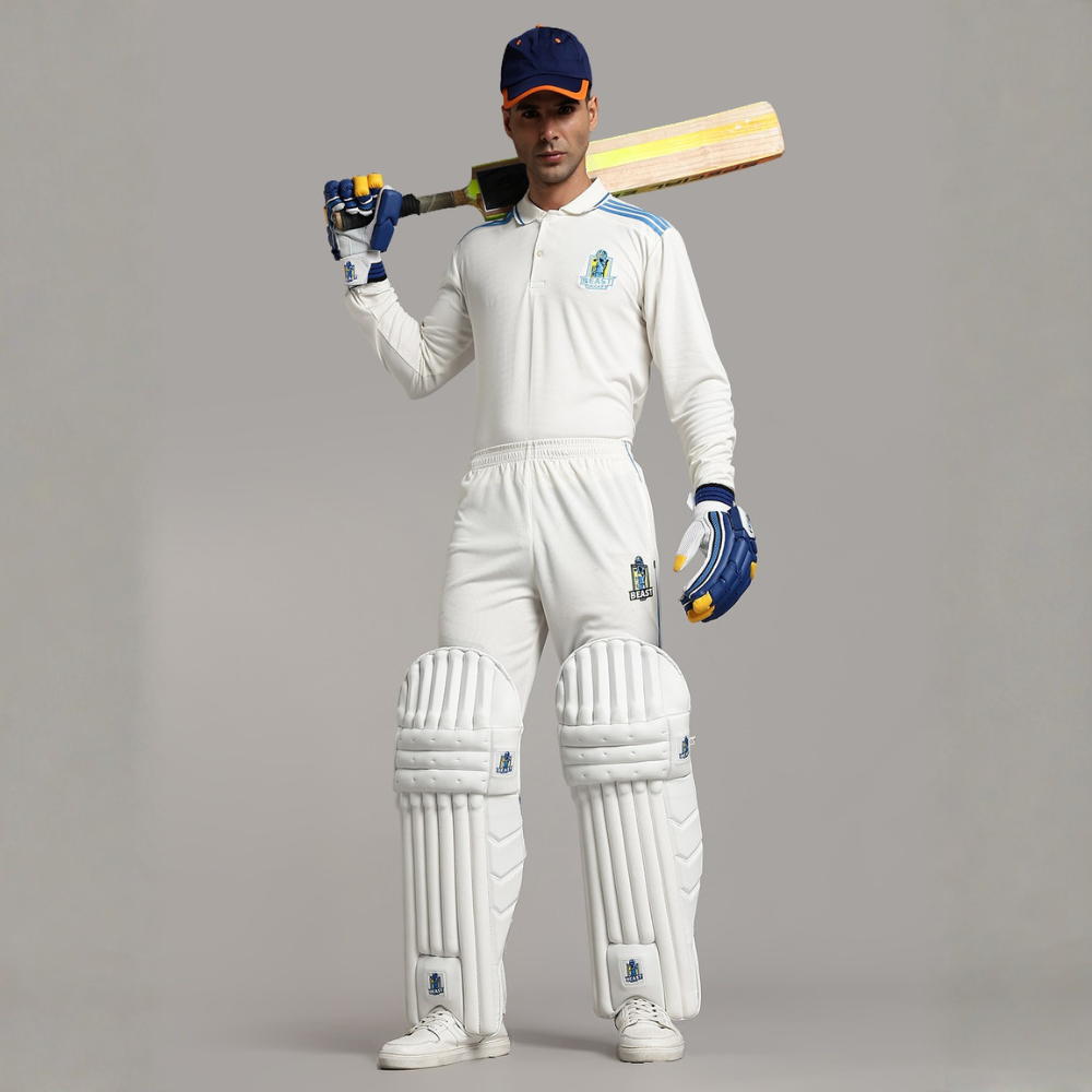 Lightweight Cricket Batting Pads | White